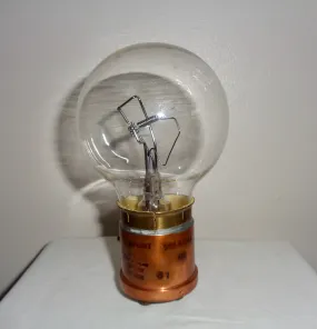 1961 Avro Vulcan GEC 26V/500W 28V/280W Twin Filament Landing Light Bulb
