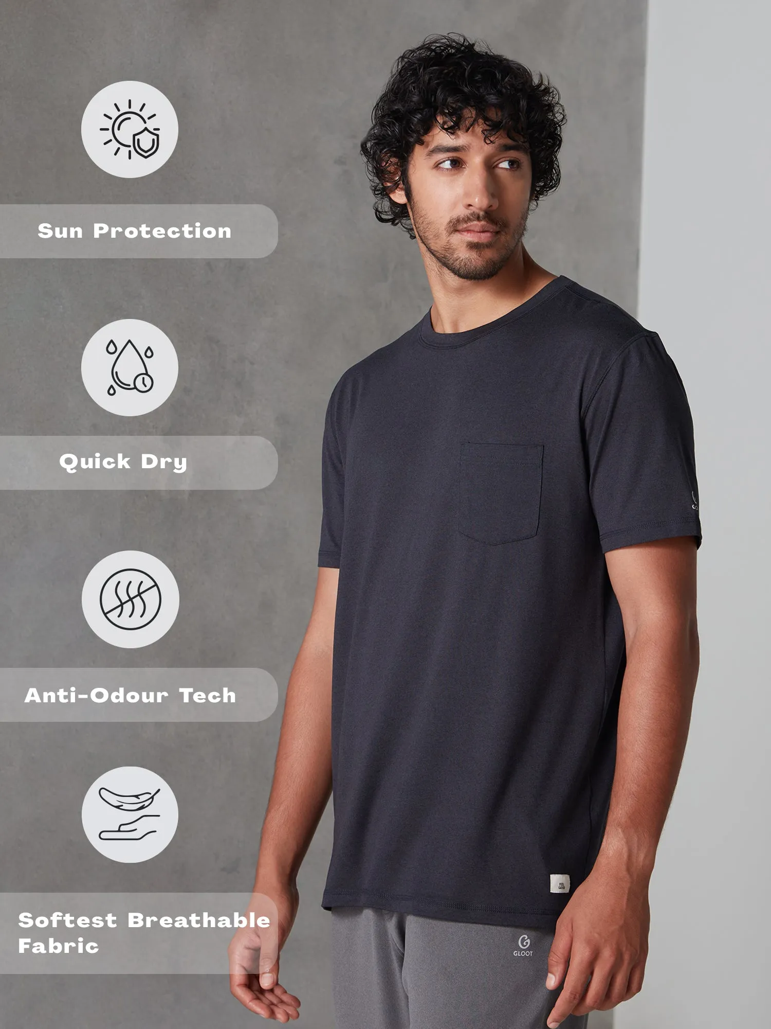 Active Soft Tee Black