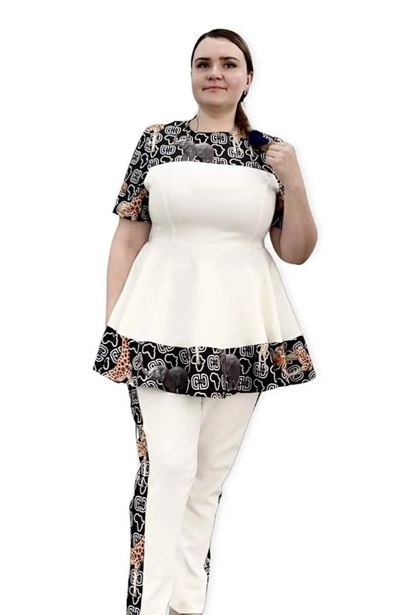 African Plus Size Set