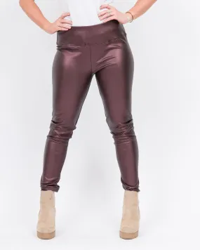 Alexi Leggings - Burgundy-Final Sale