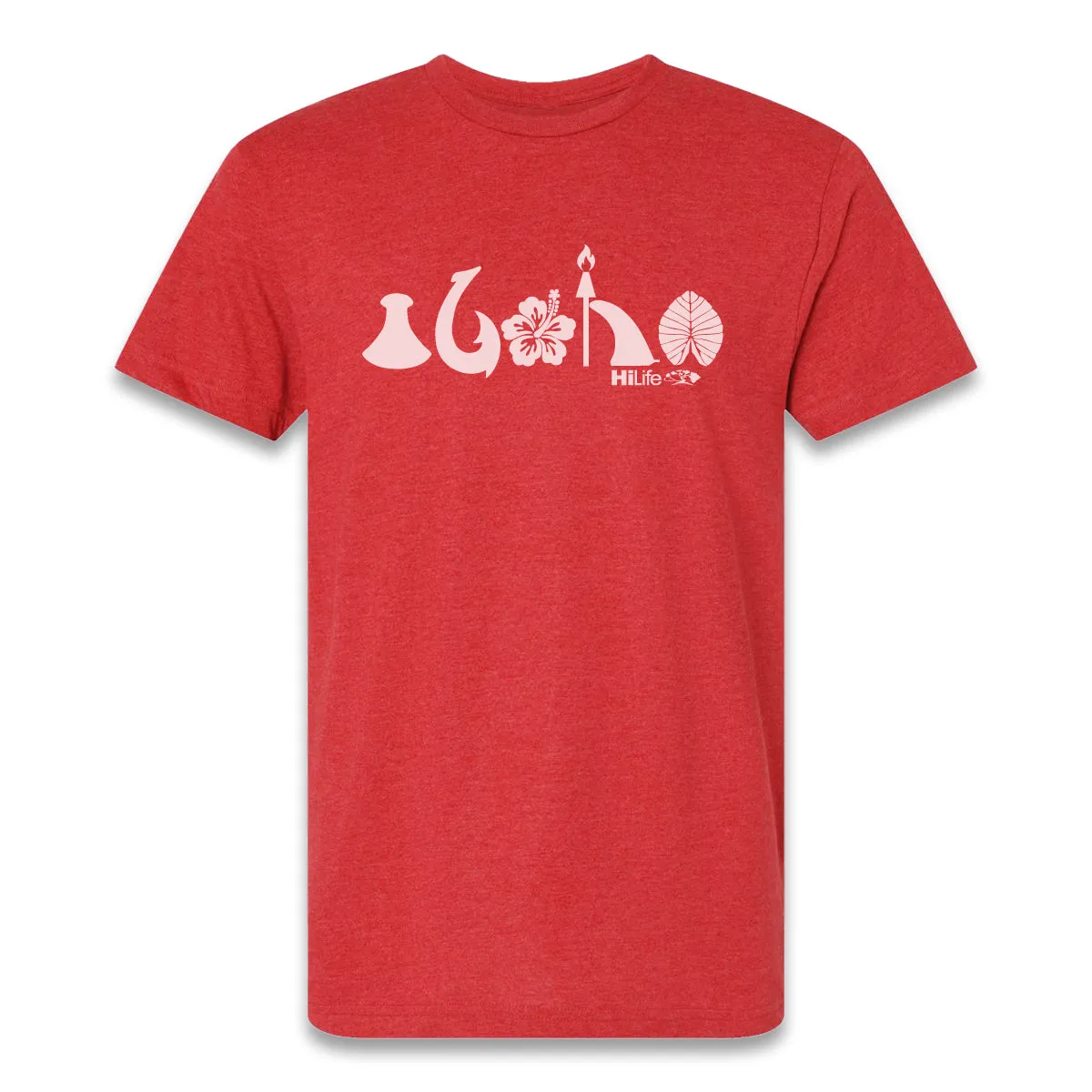 aloha 50/50 printed  Soft Tee