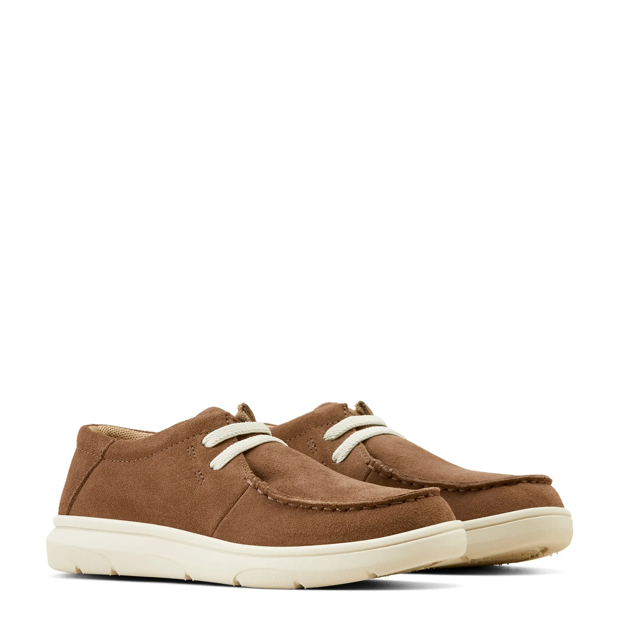 Ariat Youth Hilo Brown Bomber Suede Slip On Shoes 10051007