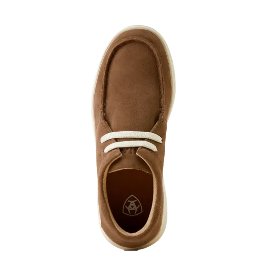 Ariat Youth Hilo Brown Bomber Suede Slip On Shoes 10051007
