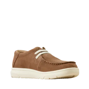 Ariat Youth Hilo Brown Bomber Suede Slip On Shoes 10051007