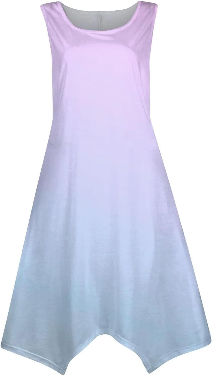 Azeralia Long Spring Dresses for Women 2024 V Neck Maxi Dress Sleeveless Sundress with Pockets Sundresses for Women Plus Size