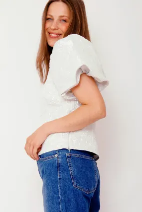 Camia Metallic Blouse