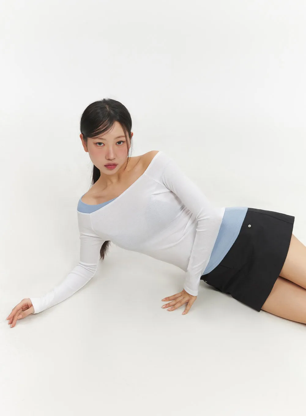 Chic Stud Mini Skirt IF510
