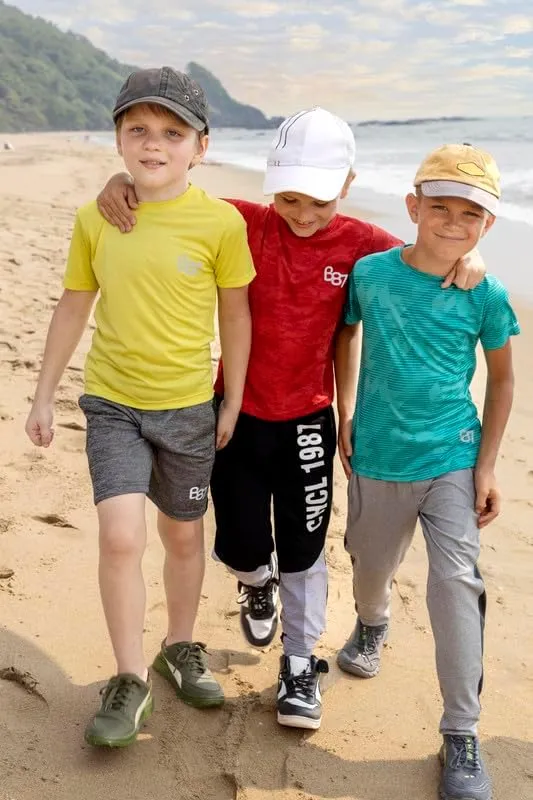 chopper club Boys Youth Sports T-Shirts Performance Active Tees Polyester Non-Lycra Quick Dry Wicking Fabric Ultra Soft