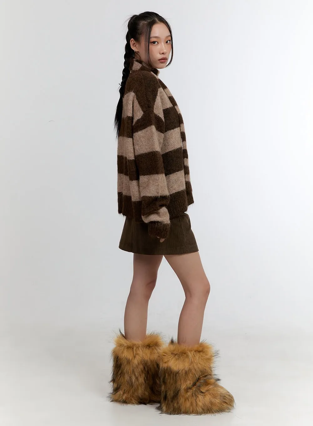 Corduroy Chic Mini Skirt CN401