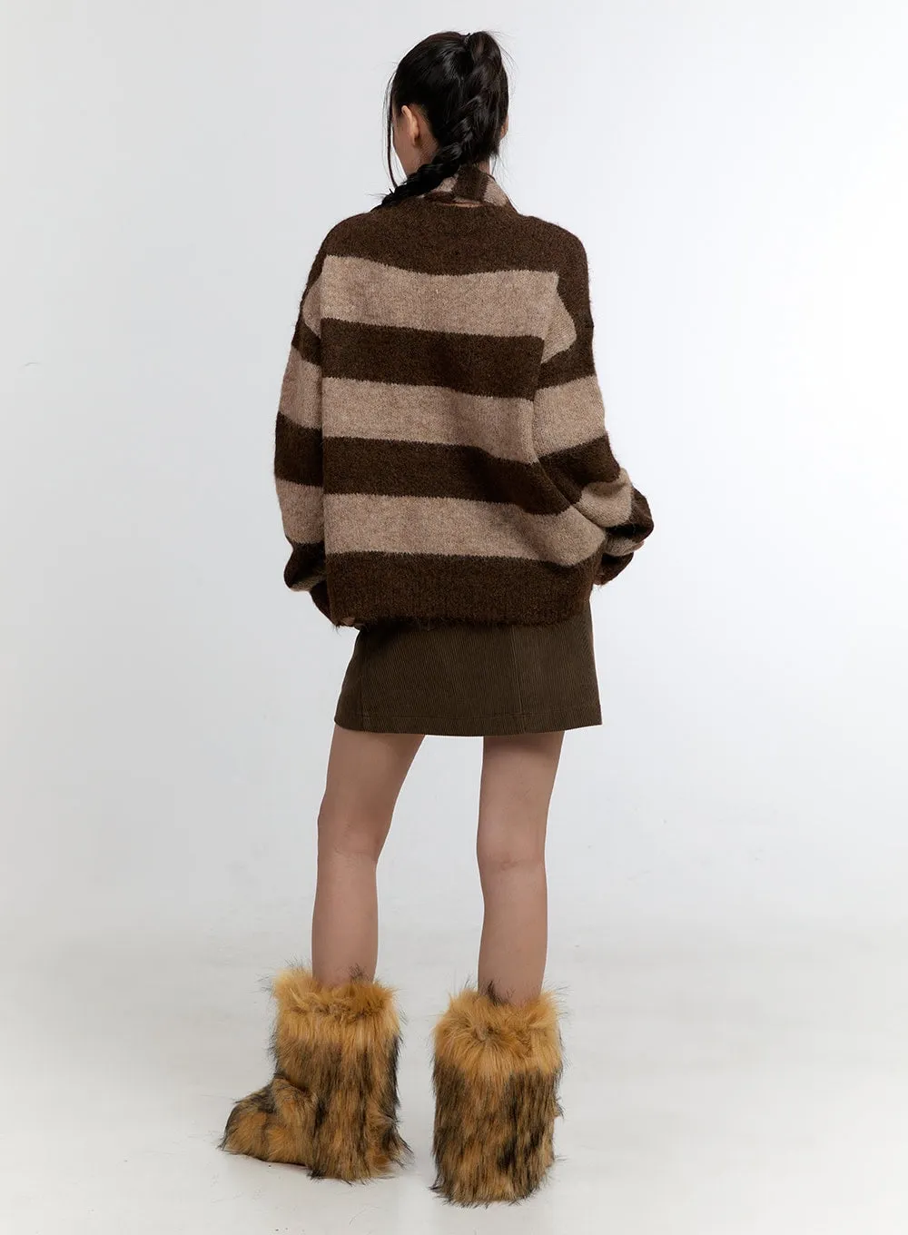 Corduroy Chic Mini Skirt CN401