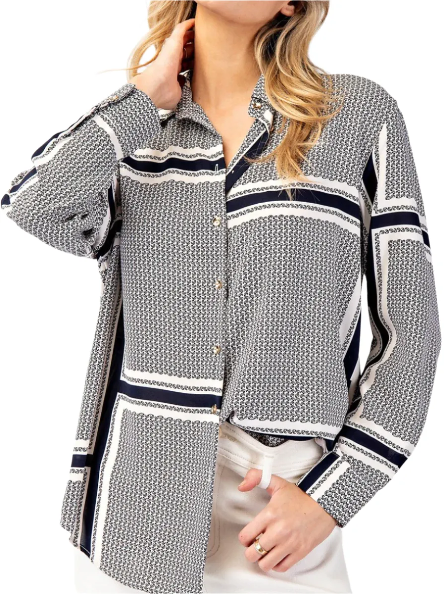 Crossing the Line Blouse