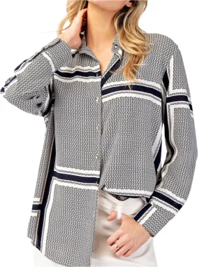 Crossing the Line Blouse