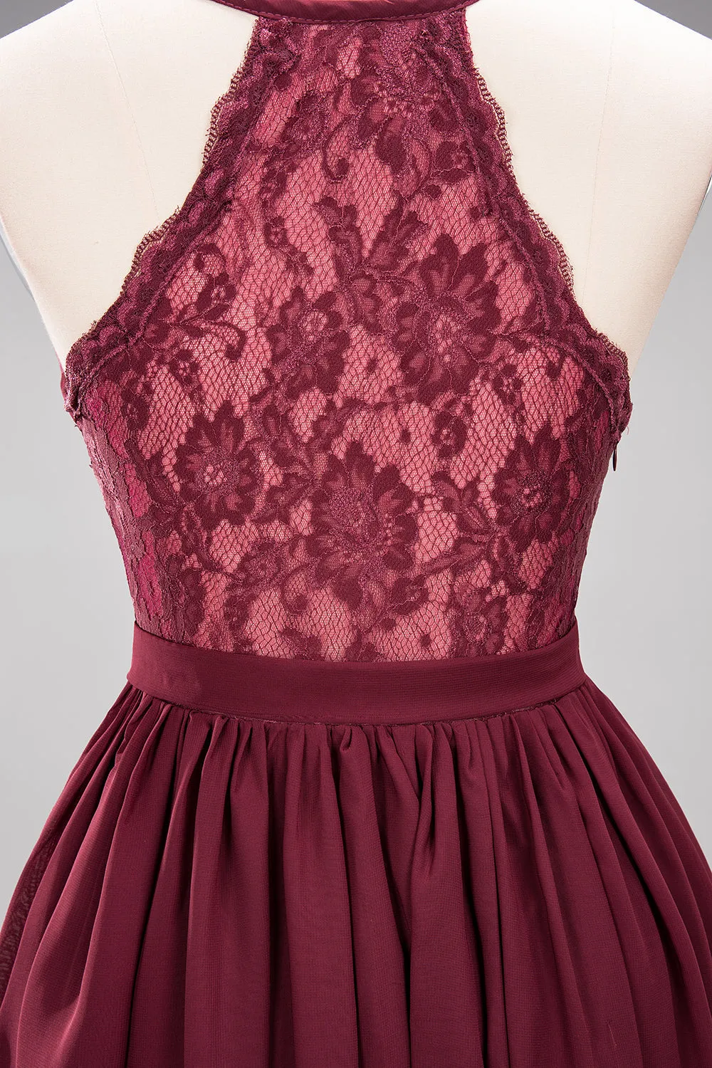 Elegant Long A-line Chiffon V-Neck Chiffon Bridesmaid Dress