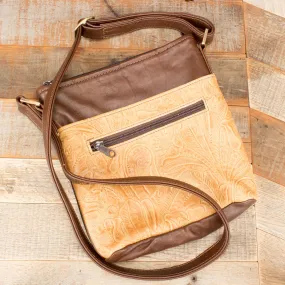 Floral Dark Brown Purse