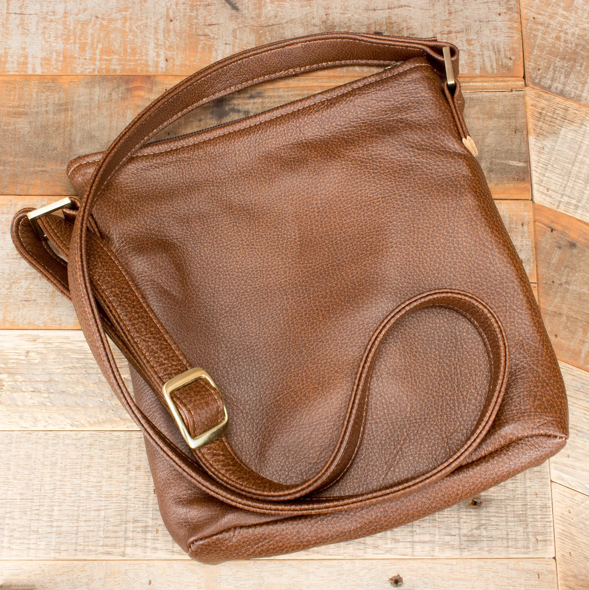 Floral Dark Brown Purse