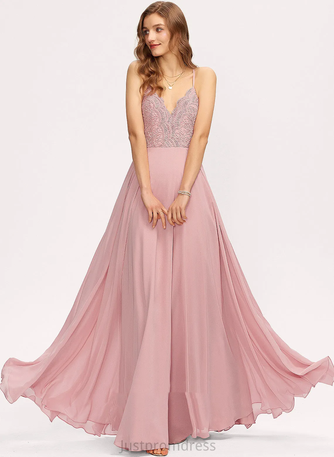 Formal Dresses V-Neck A-line Averi Chiffon Dresses