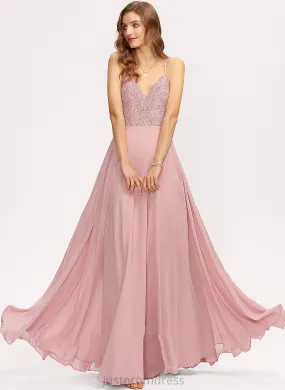 Formal Dresses V-Neck A-line Averi Chiffon Dresses