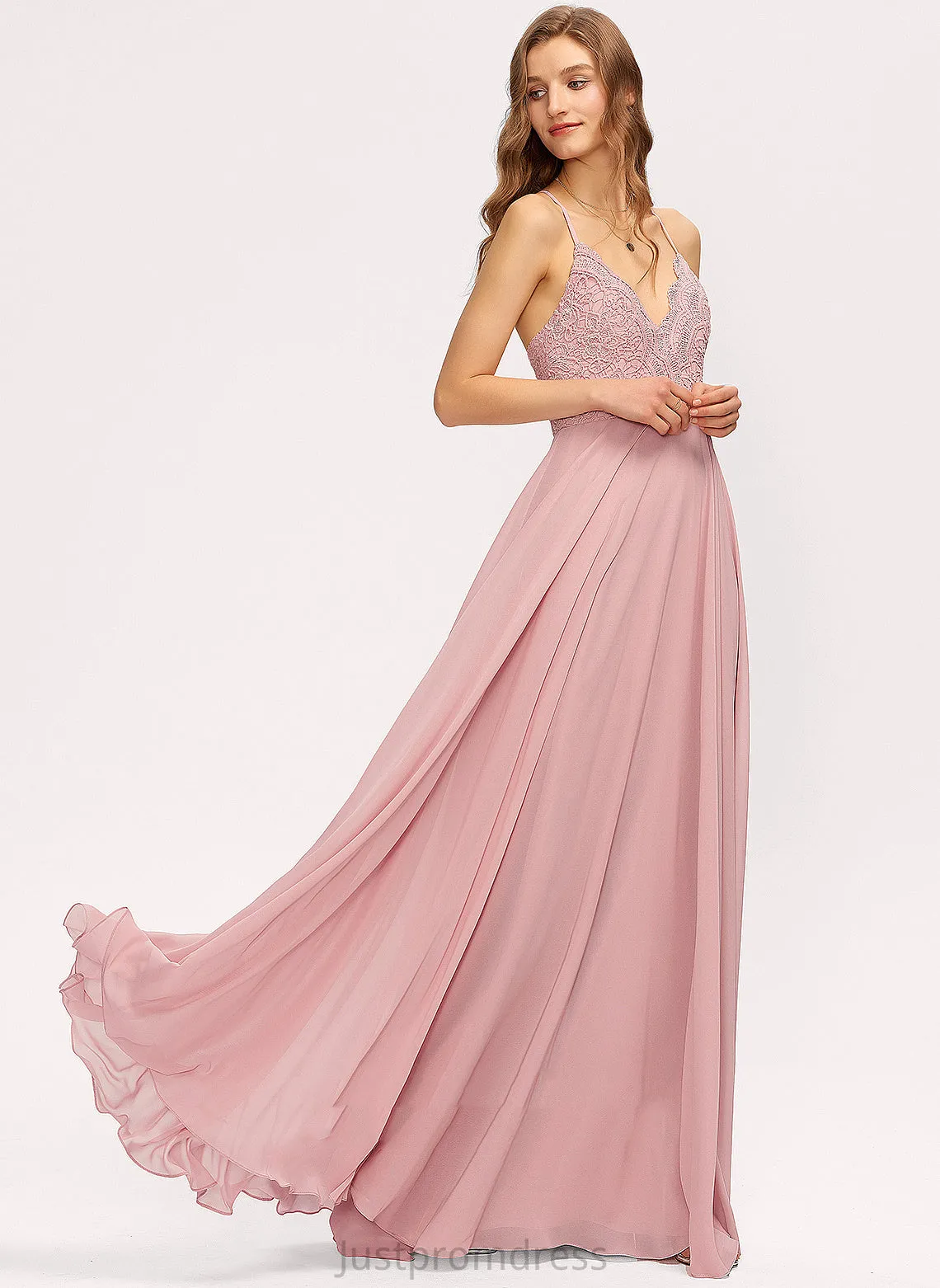 Formal Dresses V-Neck A-line Averi Chiffon Dresses
