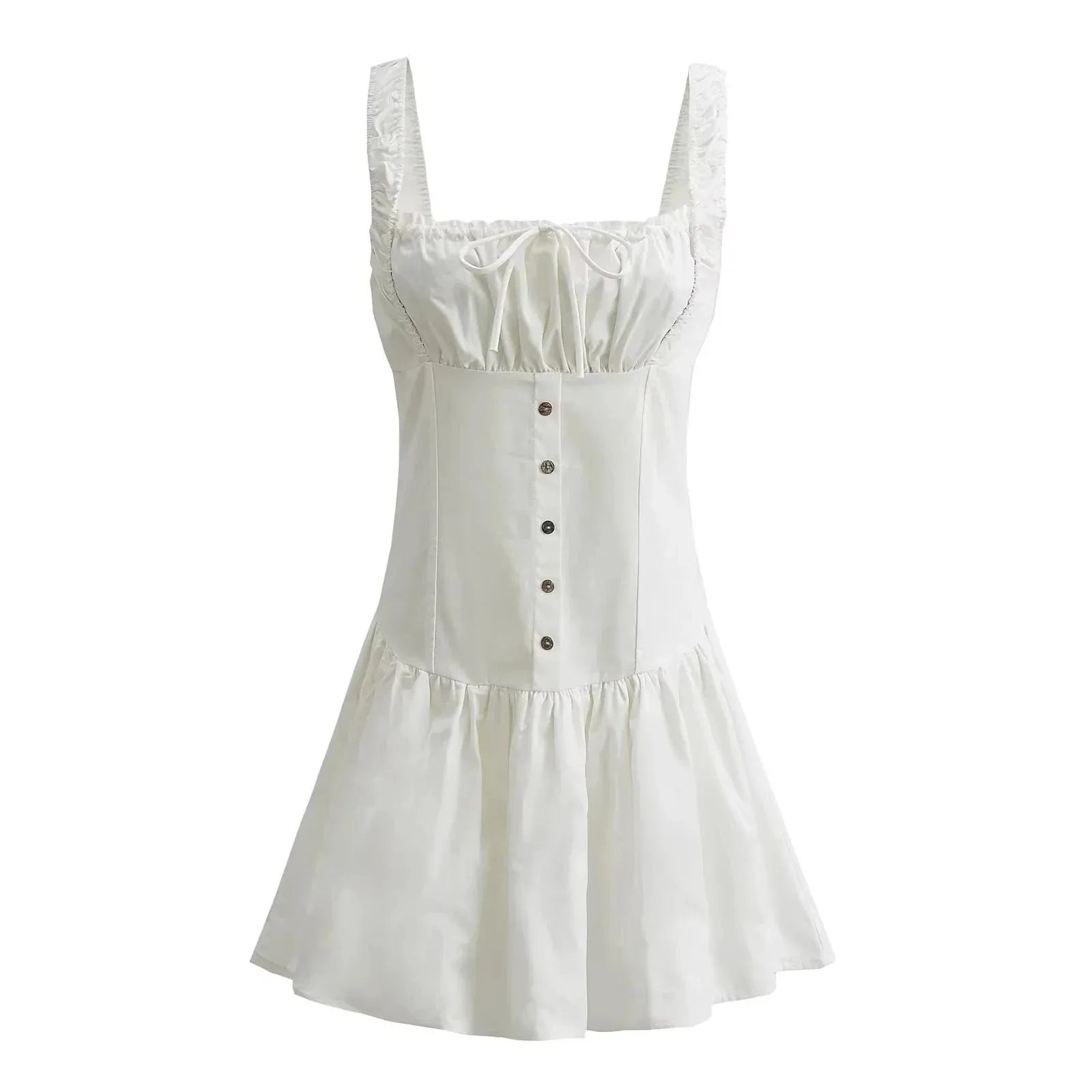 Getadme Bowknot White Summer Women's Dress Elegant Tank Beach Long Sundress Vestidos Sleeveless Holiday Chic Black Slim Maxi Dress 2024