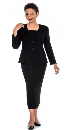Giovanna Usher Suit 0653-Black