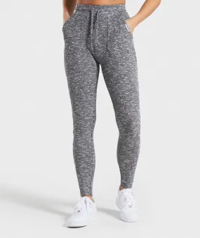 Gymshark Slounge Leggings - Black Marl
