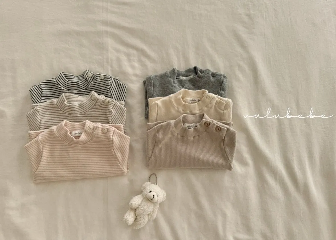 half neck soft tee