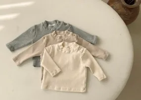 half neck soft tee