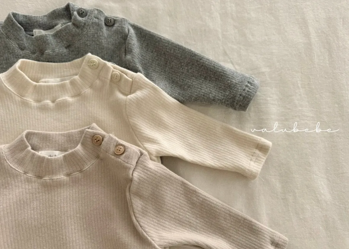 half neck soft tee