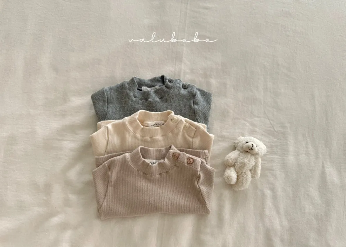half neck soft tee