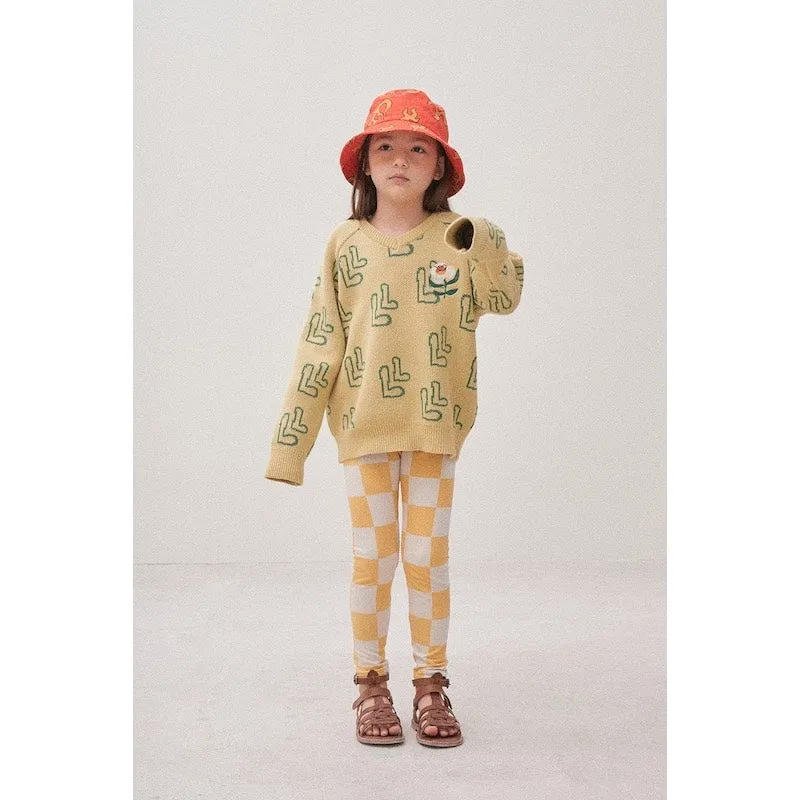 Jelly Mallow Yellow Check Leggings