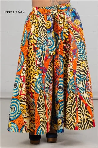 Kara Chic 7001MD Markdown Print Skirt