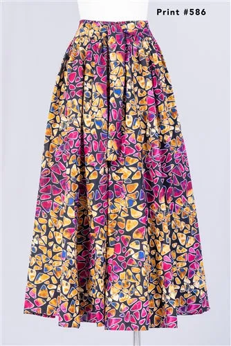 Kara Chic 7001MD Markdown Print Skirt