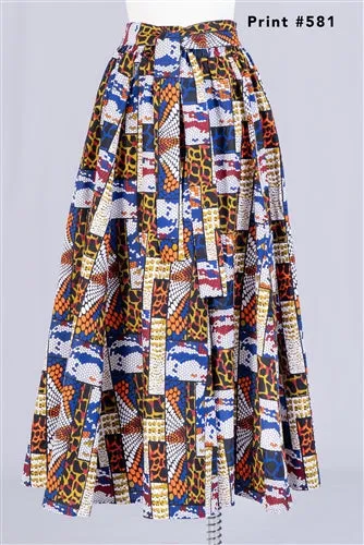 Kara Chic 7001MD Markdown Print Skirt