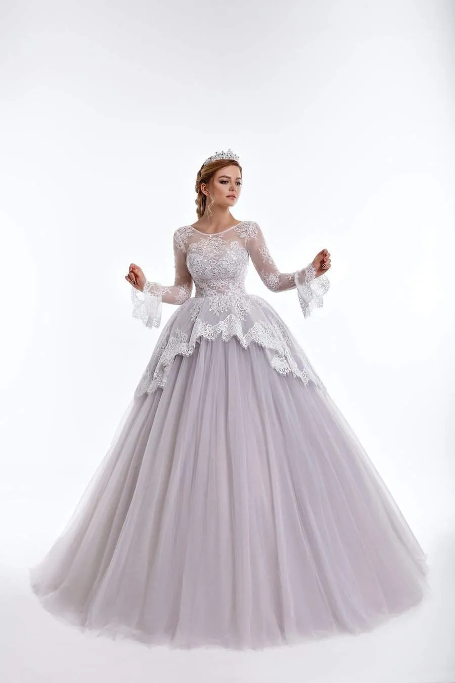 Light Pink Wedding Dress A-Line