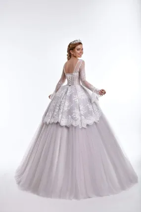 Light Pink Wedding Dress A-Line