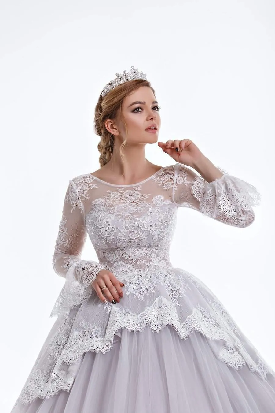 Light Pink Wedding Dress A-Line