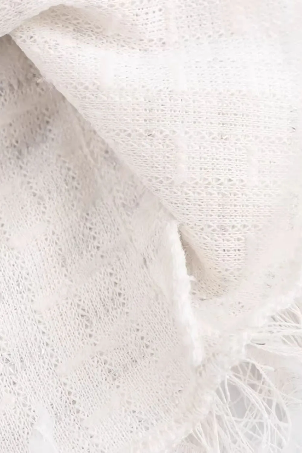 'Lulu' Metallic Hemline Tassel Detail Dress