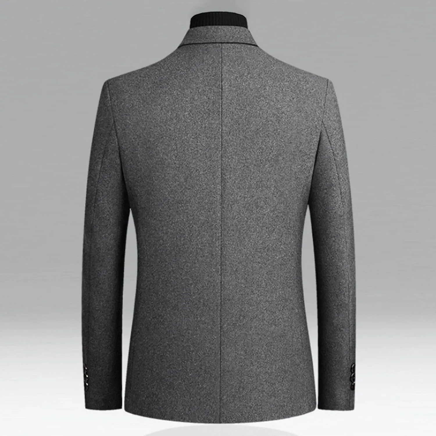 Lu's Chic Men's Slim Fit Suit Jacket Long Sleeve Blazer Jacket Sport Coat Office Button Business Casual Fashion Fall
