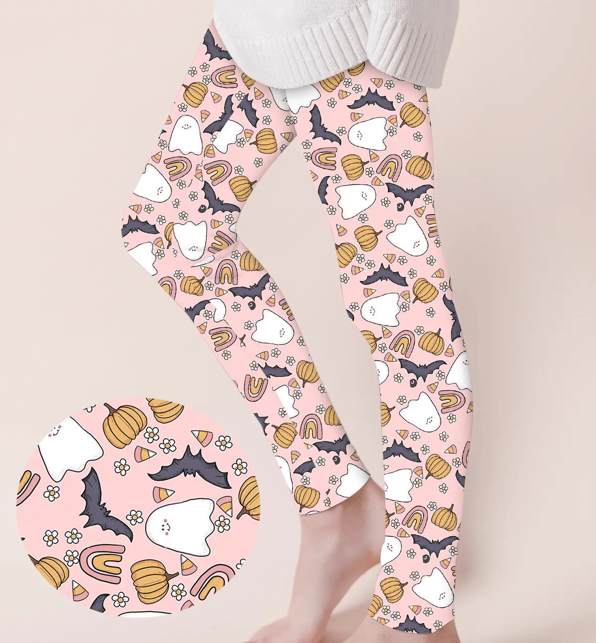 RainBoos & Bats Adult & Kids Casual Cloud Soft Yoga Band Leggings
