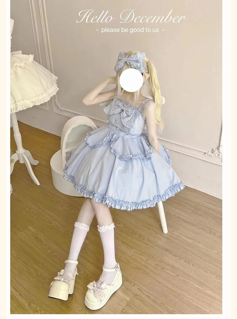 Sakurada Fawn~Plus Size Lolita JSK Dress Multicolors