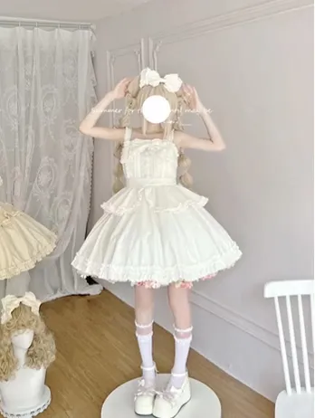 Sakurada Fawn~Plus Size Lolita JSK Dress Multicolors