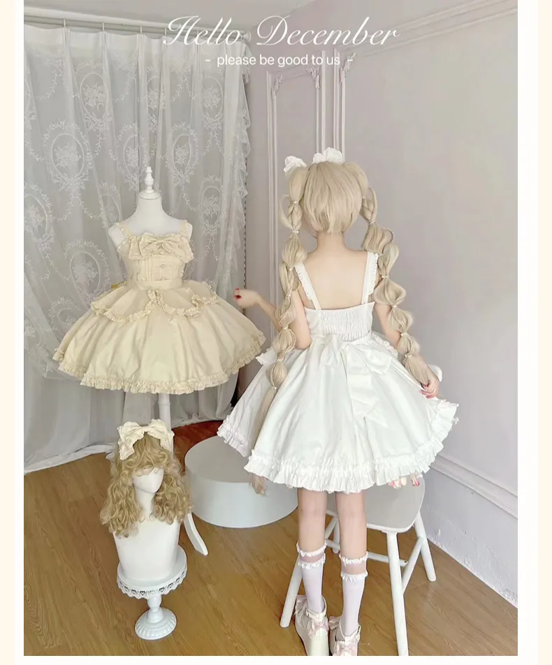 Sakurada Fawn~Plus Size Lolita JSK Dress Multicolors