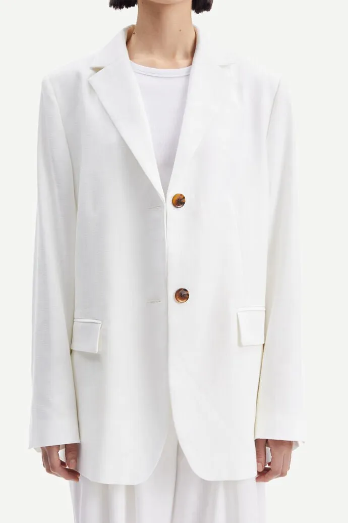 Samsoe Samsoe Femme - Luzy Blazer 14817 - Clear Cream