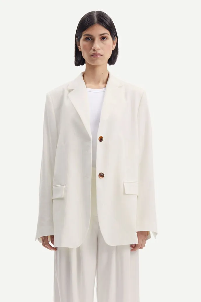 Samsoe Samsoe Femme - Luzy Blazer 14817 - Clear Cream
