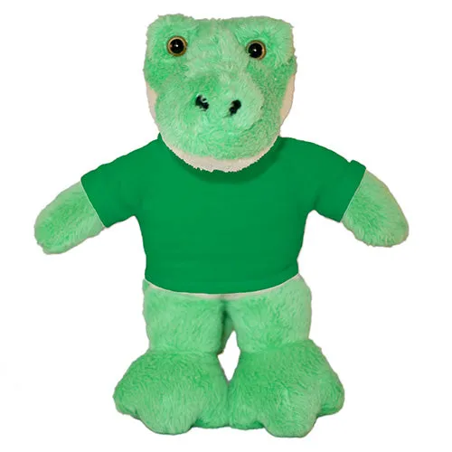 Soft Plush Alligator with Tee 8"