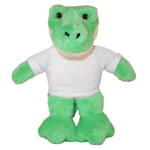 Soft Plush Alligator with Tee 8"