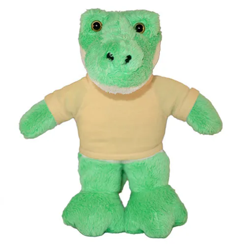 Soft Plush Alligator with Tee 8"
