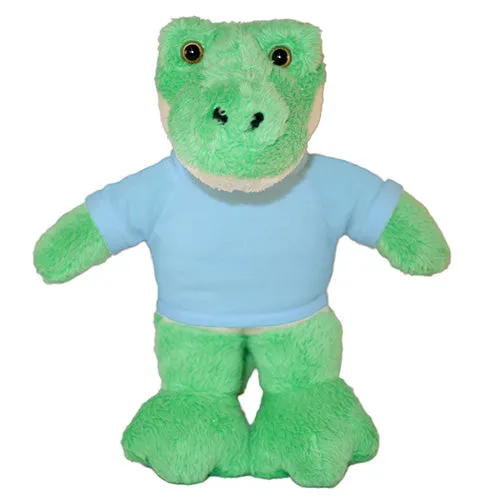Soft Plush Alligator with Tee 8"