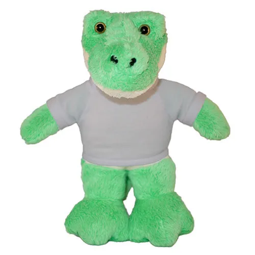 Soft Plush Alligator with Tee 8"