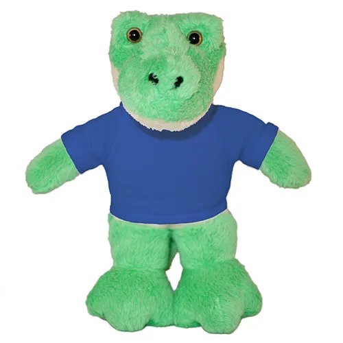 Soft Plush Alligator with Tee 8"